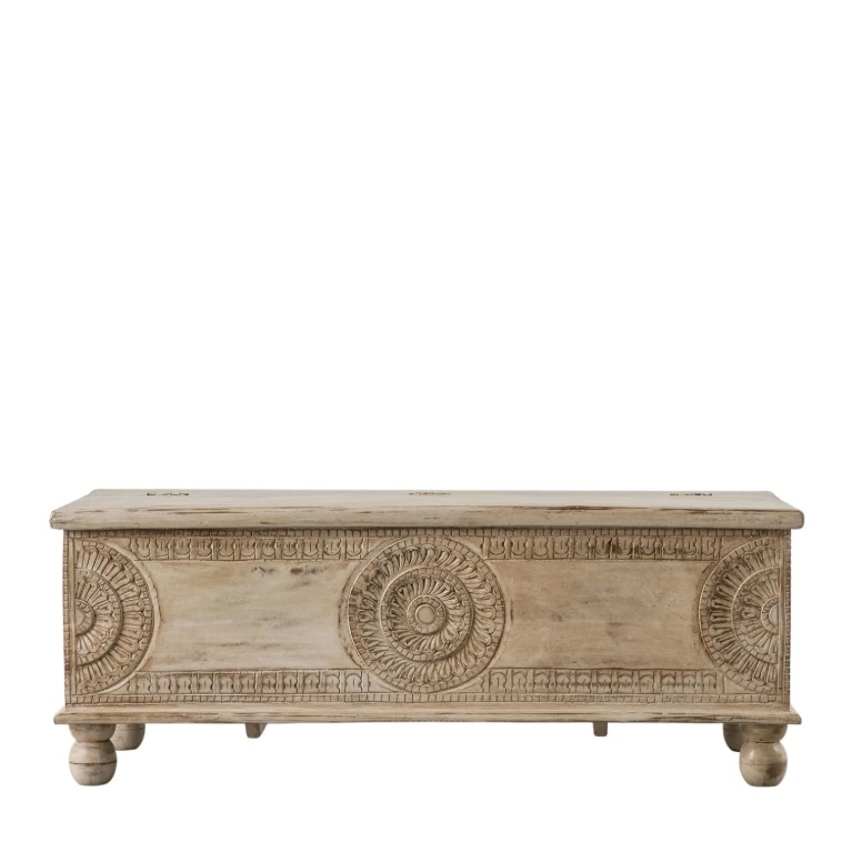 Oak Bobbin Upholstered Bench (Copy) Bench (Copy) UK