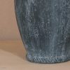Ostia Aged Ceramic Grey Table Lamp With Shade With Shade UK