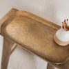 Brass Finish Artisan Metal Tray Metal Tray UK