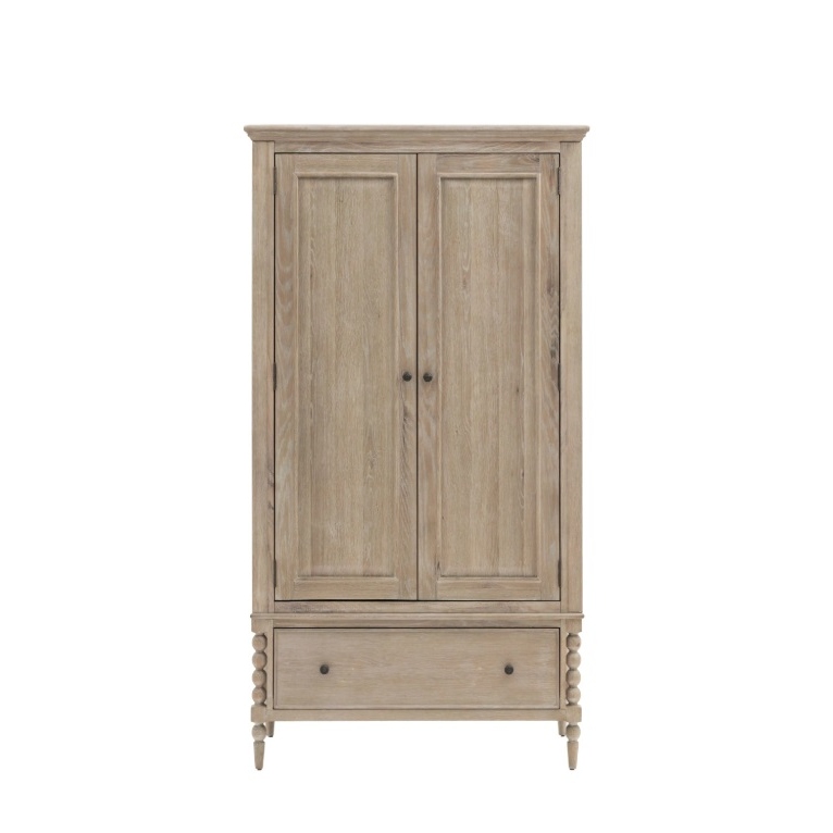 Oak Bobbin 2 Door Wardrobe Door Wardrobe UK