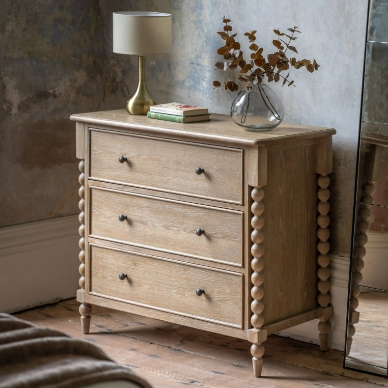 Oak Bobbin Chest Of Drawers Of Drawers UK