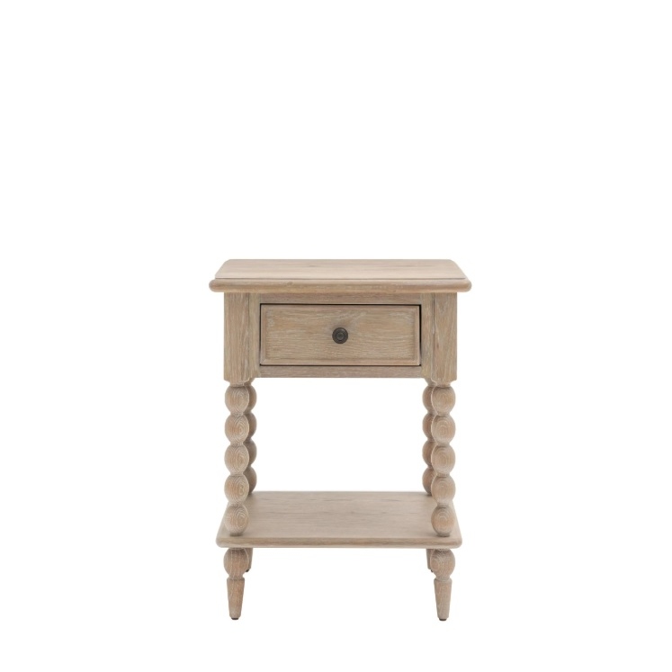 Oak Bobbin Small Bedside Small Bedside UK