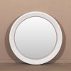 Lapalud French Style 84cm Round Aged Deep Frame Mirror Frame Mirror UK