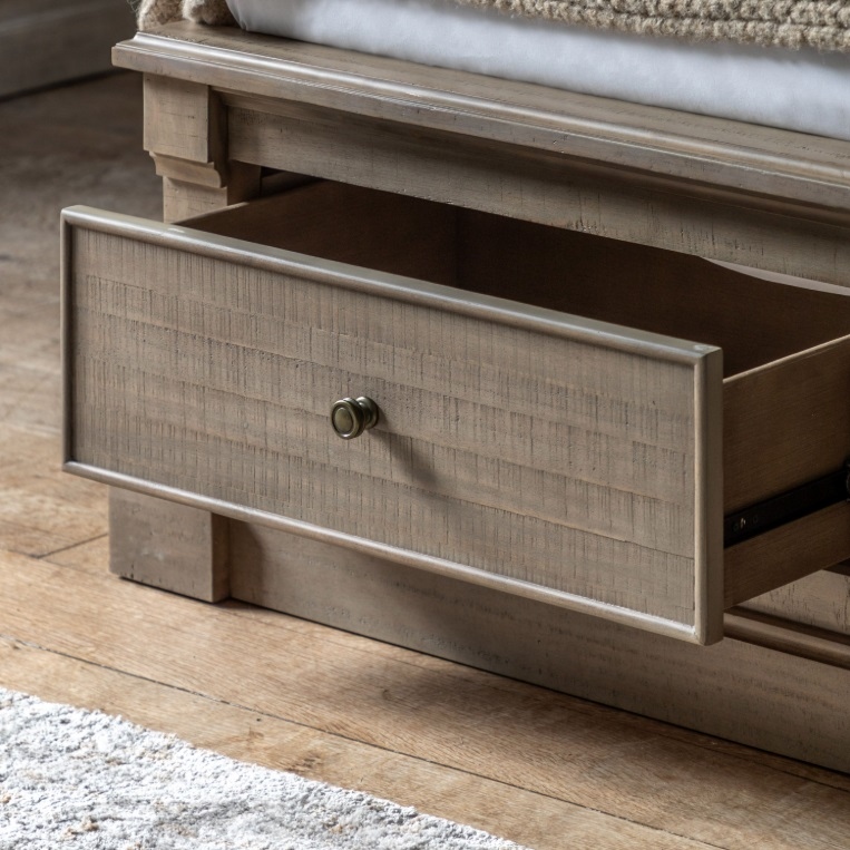 Weathered Wood King Size Bed Size Bed UK