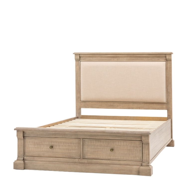 Weathered Wood King Size Bed Size Bed UK