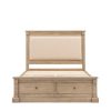 Weathered Wood King Size Bed Size Bed UK
