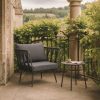 Saltum Black Garden Armchair Garden Armchair UK