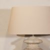 Ostia Aged Ceramic Grey Table Lamp With Shade (Copy) Shade (Copy) UK