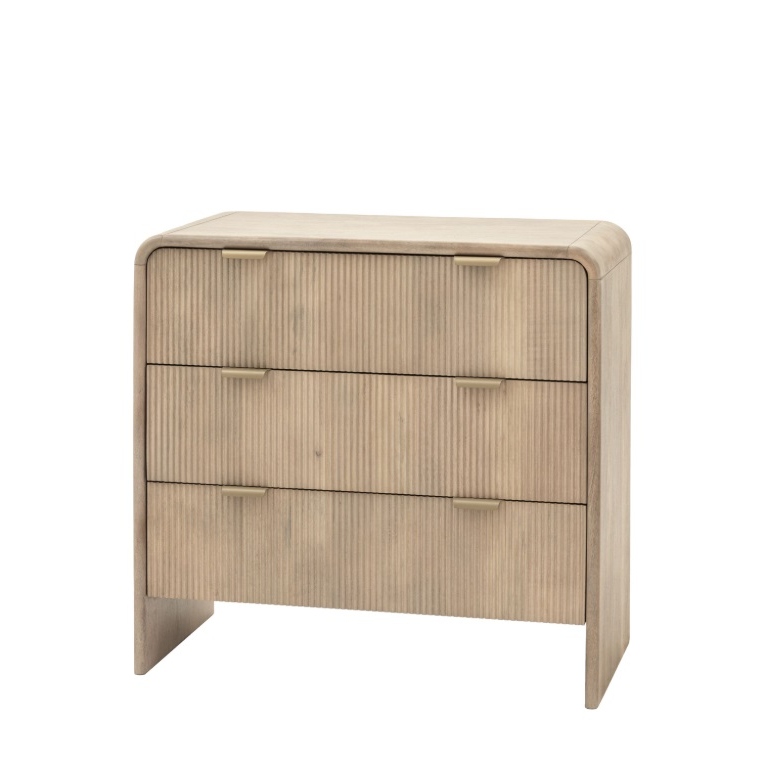 Wooden Caoimhe Mango 3 Drawer Chest Drawer Chest UK
