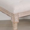Audeleine Upholstered Footstool French Style Wooden Bench Wooden Bench UK
