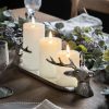 Aluminium Stag Deer Head Tabletop Candle Holder Candle Holder UK