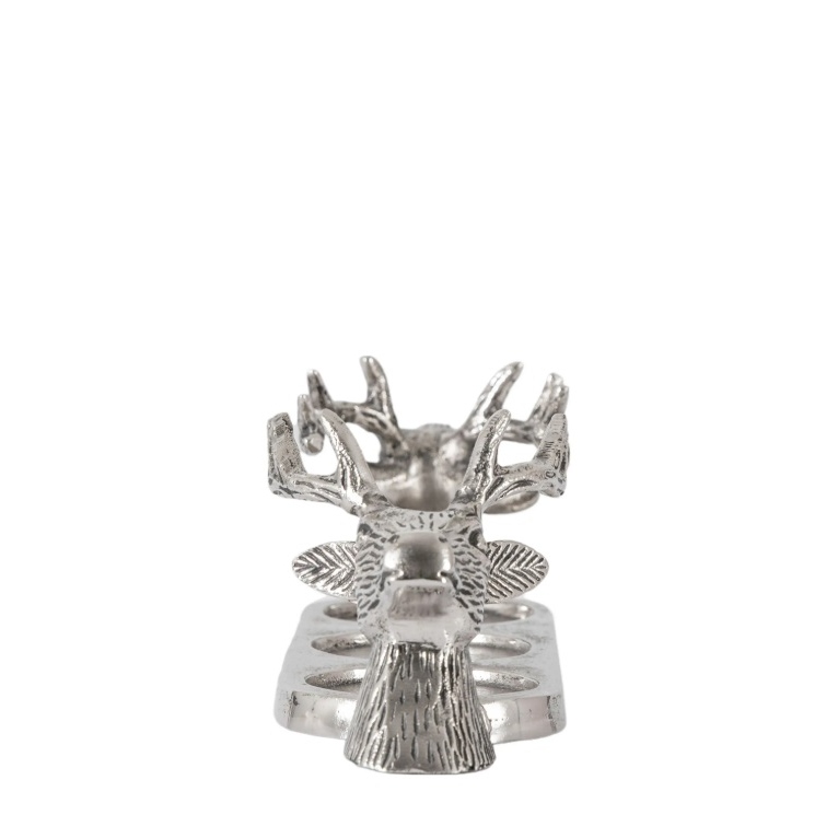 Aluminium Stag Deer Head Tabletop Candle Holder Candle Holder UK