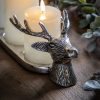 Aluminium Stag Deer Head Tabletop Candle Holder Candle Holder UK