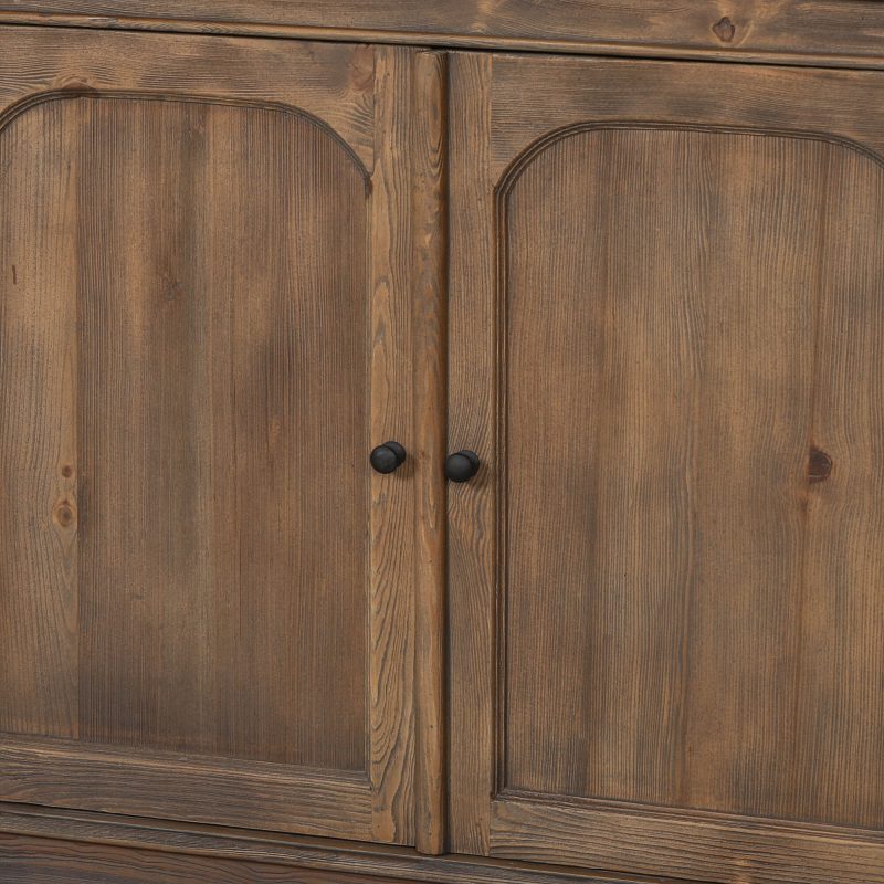 Sylvan Arched Four-Door Breakfront Sideboard in Vintage Pine Vintage Pine UK
