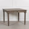 Sylvan 110cm Square Reclaimed Pine Dining Table with Drawer with Drawer UK
