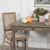 Sylvan 110cm Square Reclaimed Pine Dining Table with Drawer with Drawer UK