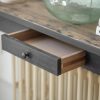Midnight Black Wall Mounted Console Table Console Table UK