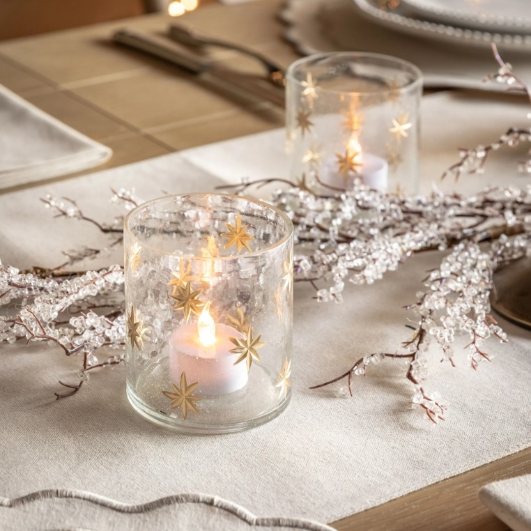 Noel Misty Candle Holder Set of 2 of 2 UK