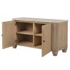Weathered Ribbed Pine Large Cupboard With Stone Top Stone Top UK