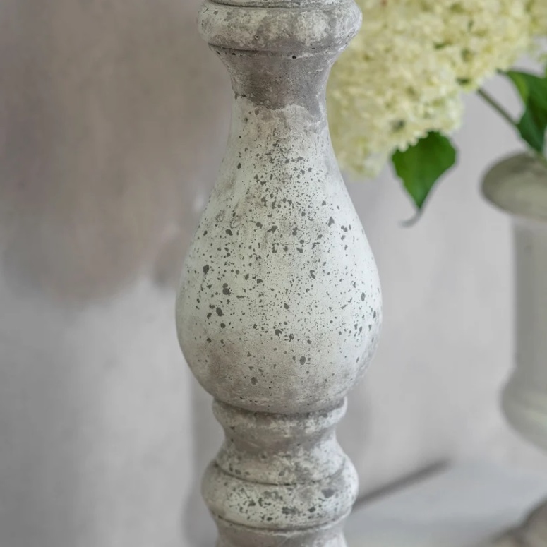 Stone Effect Tall Candle Holder Candle Holder UK