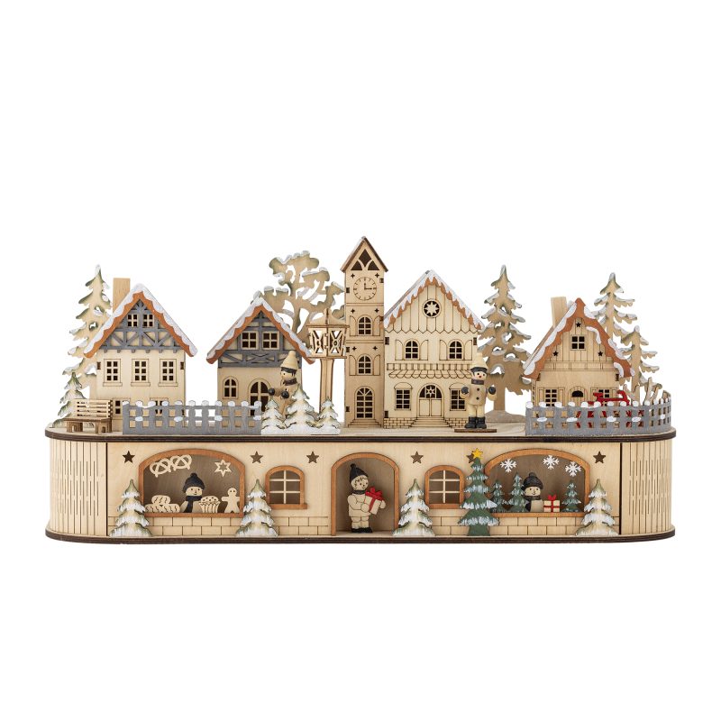 Heritage Wooden Christmas Tabletop Light Tabletop Light UK