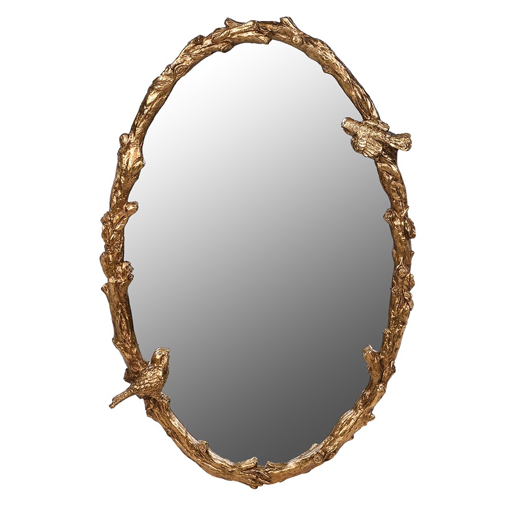 Lumina Birds Antiqued Gold Wall Mirror Wall Mirror UK