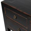 Dynasty Distressed Black Oriental 190cm Sideboard 190cm Sideboard UK