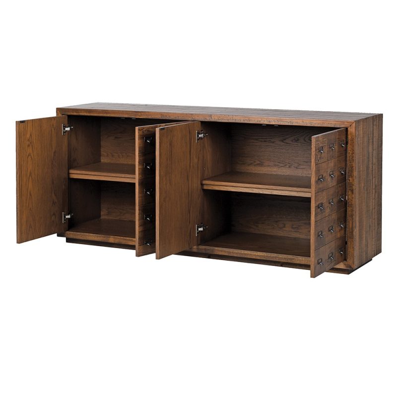 Heritage Apothecary Style 4 Door Multipanel Sideboard Multipanel Sideboard UK