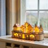 Heritage Wooden Christmas Tabletop Light Tabletop Light UK