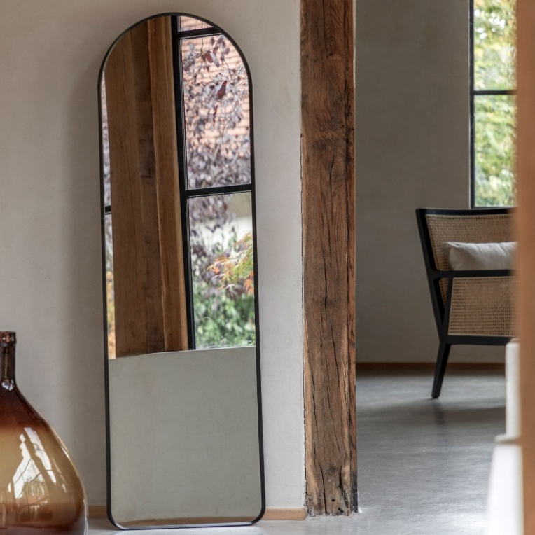 Nomi Black Arch Medium 150cm Mirror 150cm Mirror UK