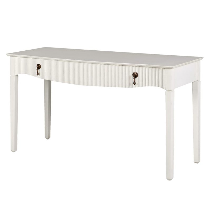 Fluted Single Drawer Console Table Console Table UK
